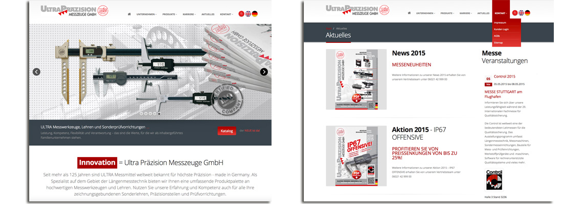 Homepage Gestaltung und Programmierung LogIn Bereich mit Bildergalerien zum Download von großen Dateien Aschaffenburg Frankfurt